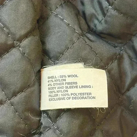 GAP  - Navy wool blend double insulated breasted peacoat. Size 5 - Picture 9 of 9